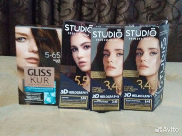 Краска для волос glis KUR, studio