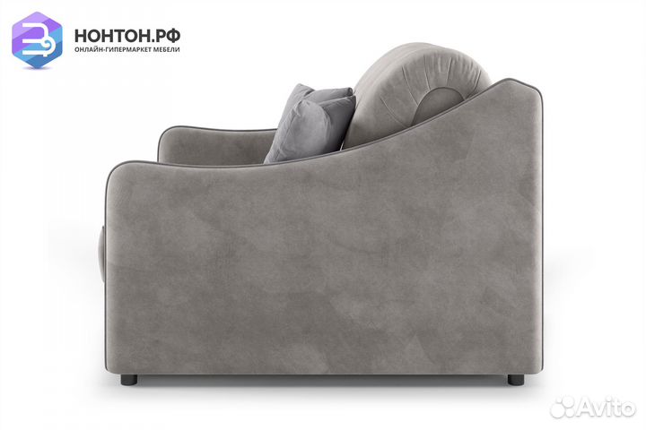 Кресло аккордеон Эско серо-бежевое / серое