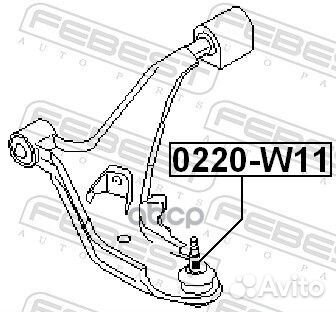 Опора шаровая переднего нижнего рычага (nissan