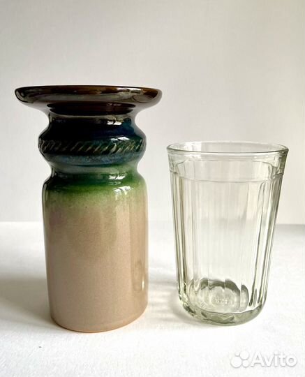 Керамическая ваза для цветов (подсвечник) СССР