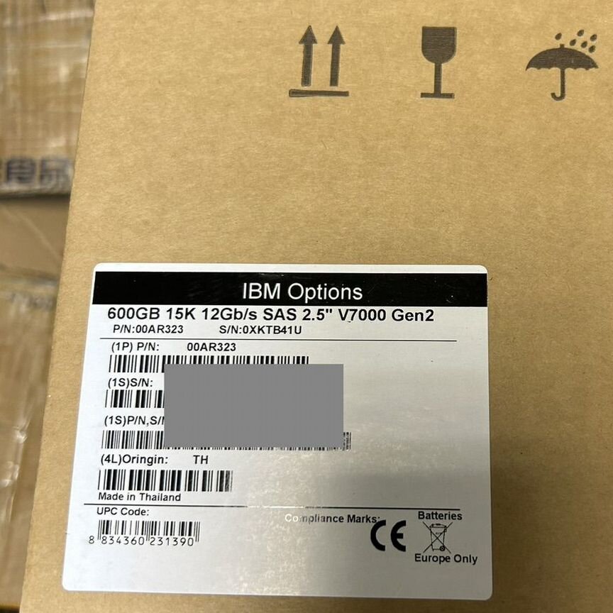 [00AR323] Жесткий Диск Ibm 600gb00mj310 00ar391