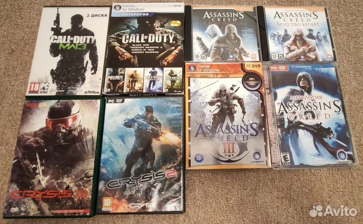 Компьютерные игры диски для пк