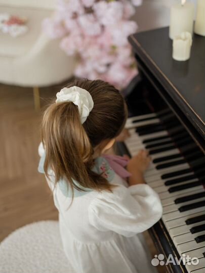 Комплект резинок для волос из шелка 3 шт