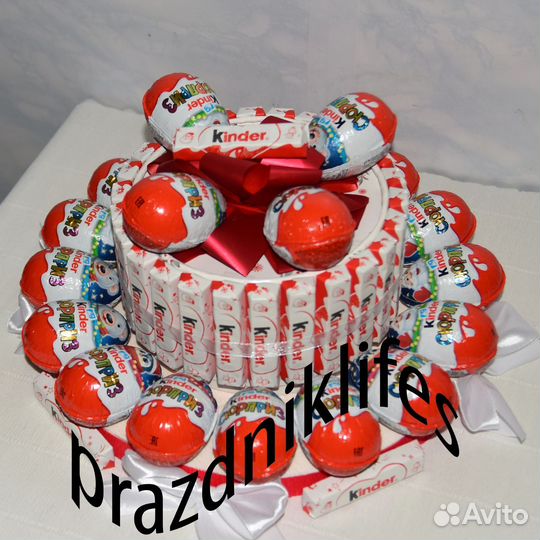 Подарки из киндеров / Киндер букет/ Киндер торт