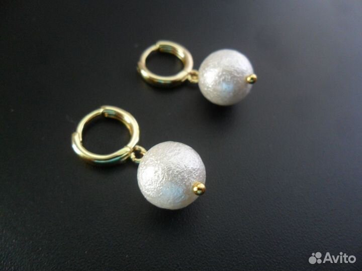 Серьги с жемчугом