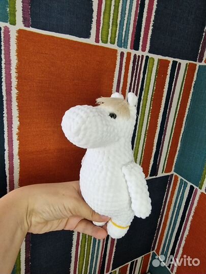 Мумий-троль вязаная игрушка