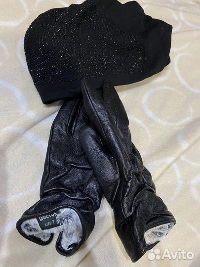 Шапка и перчатки