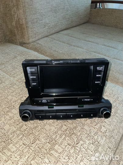 Магнитола hyundai solaris 2017