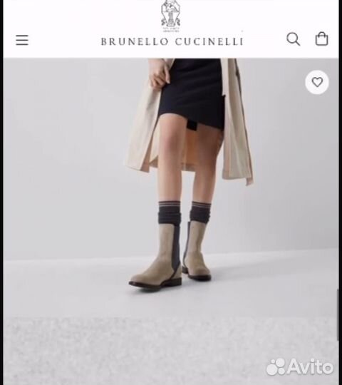Ботинки челси Brunello cucinelli премиум