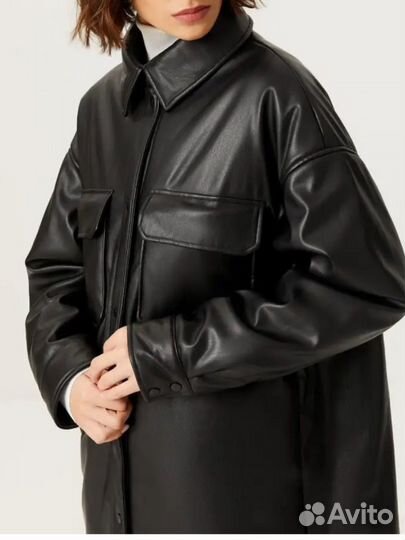 Кожаная демисезонная куртка женская SeLa