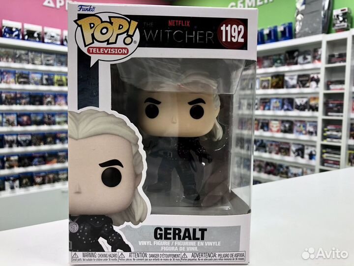 Фигурка Funko POP The Witcher: Geralt #1192