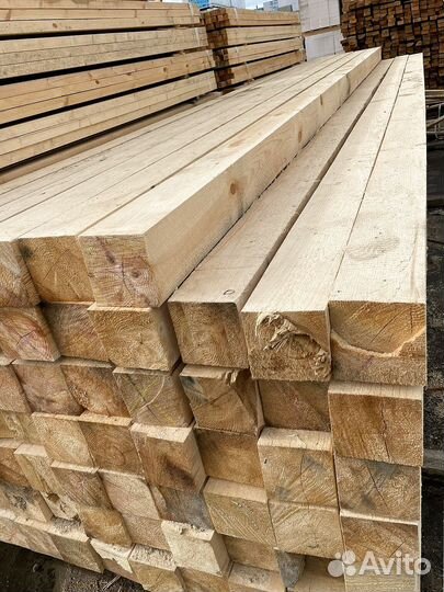 Брус обрезной 100х100х6000мм