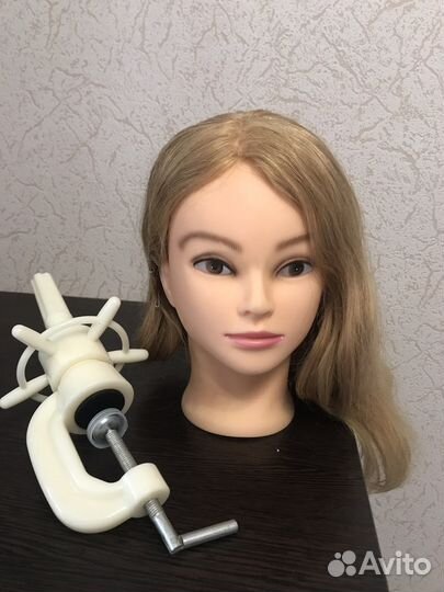 Голова манекен натуральные волосы