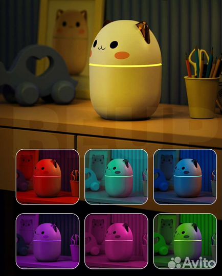 Увлажнитель воздуха/ночник новый