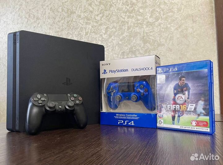 Sony Playstation 4 Slim 500GB / Отличная