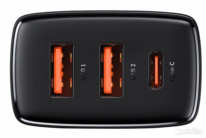 Зарядка Baseus Compact Quick Charger, 30 Вт