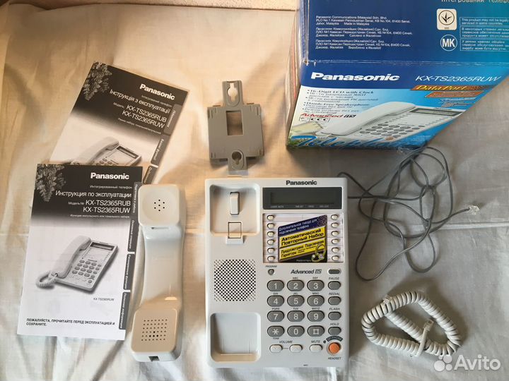 Телефоны Panasonic KX-TS2365RUW и KX-T2310
