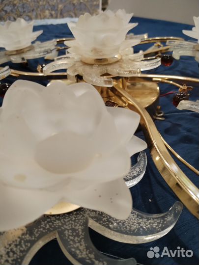 Люстра с пультом, семь режимов подсветки