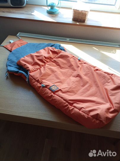 Зимний конверт в коляску Red castle