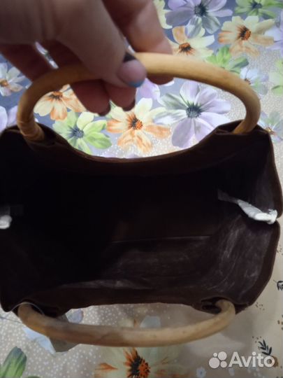 Сумка летняя из плотного хлопка