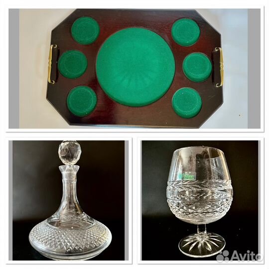 Штоф Galway Crystal, Стакан Queen Anne, Villeroy