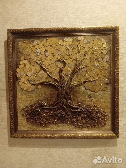 Сделаю на заказ панно,Денежное дерево