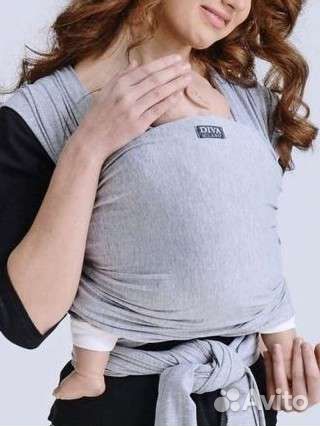 Слинг шарф diva milano трикотаж новый