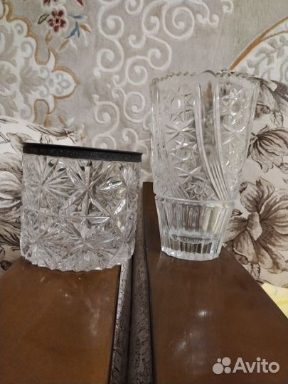 Хрустальная ваза