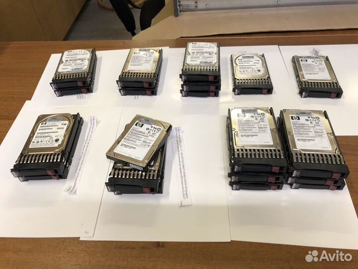 Диски SAS серверные HP