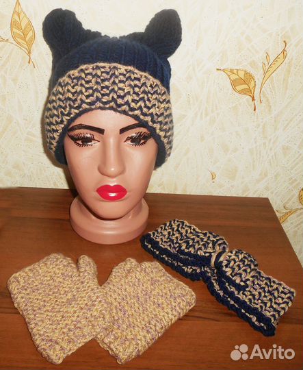 Капор, шапка, шарф