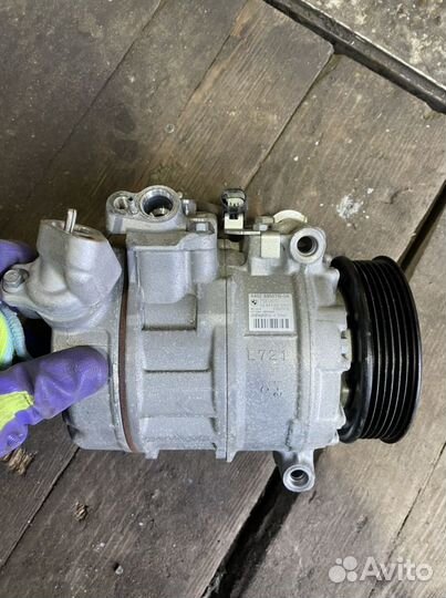Компрессор кондиционера бмв е60