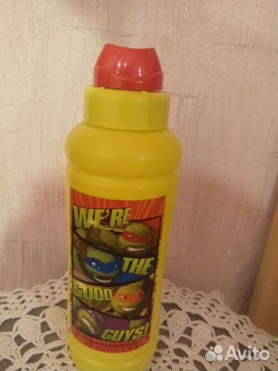 Бутылка для воды черепашки ниндзя