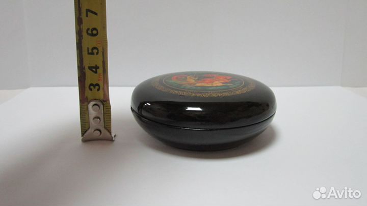 Деревянная Шкатулка с Лаковой Миниатюрой 