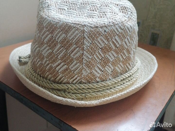 Соломенная шляпа мужская