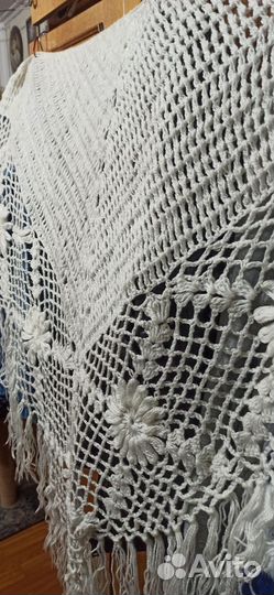Платок шаль ажурная