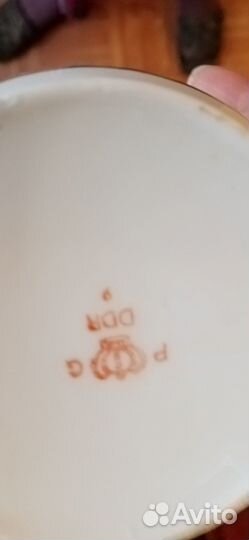 Вазочка фарфор гдр 80-е