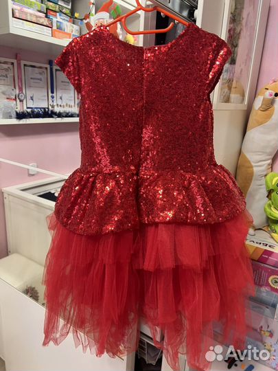Нарядное платье для девочки на выпускной 122 128