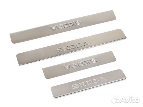Накладки порогов Skoda Fabia, Octavia A5-A7