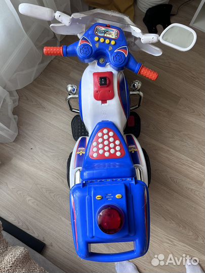 Бронь до 8.09 Детский мотоцикл на аккумуляторе
