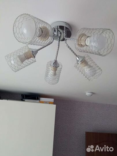 Люстра потолочная бу