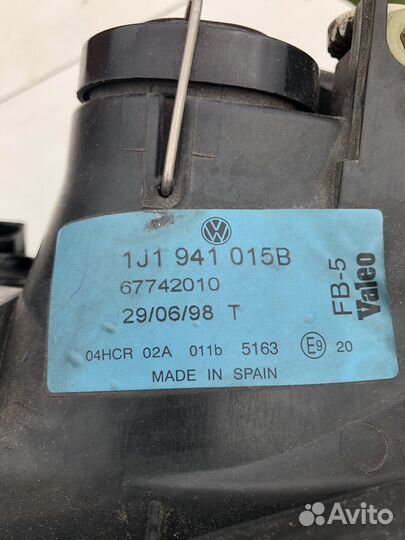 Фары передние на volkswagen golf 4