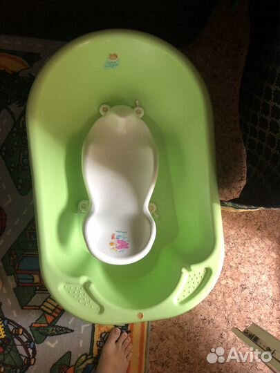 Ванночка для купания с горкой
