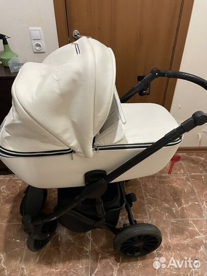 Коляска 2 в 1 эко кожа Delorean smart