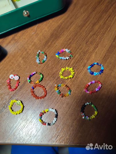 Кольца из бисера