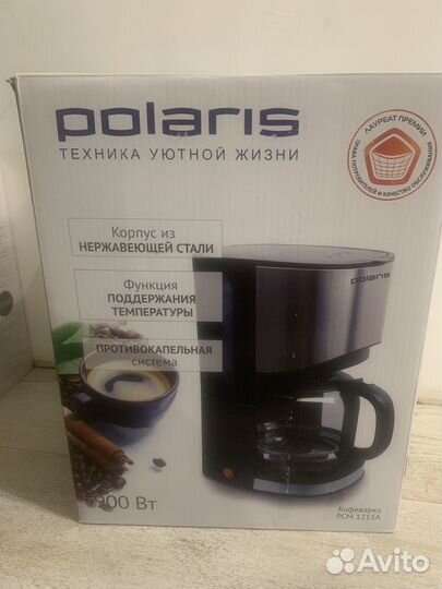 Кофеварка капельная polaris