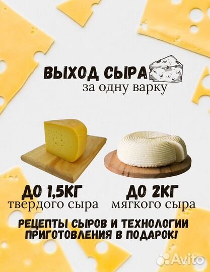 Домашняя мини сыроварня Авантика-10 полуавтомат