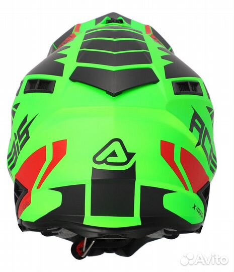 Кроссовый шлем acerbis X-track 22-06, Fluo-Green