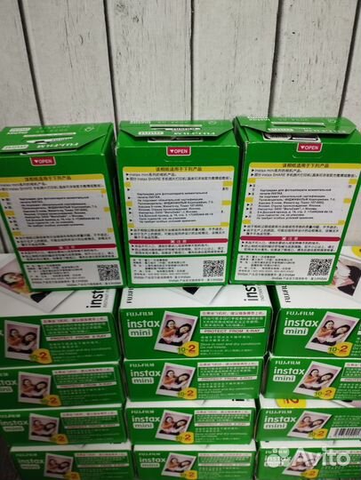 Картридж для Fujifilm Instax Mini Glossy 20 штук