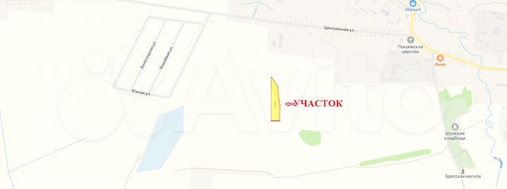 Участок 3,7 га (СНТ, ДНП)