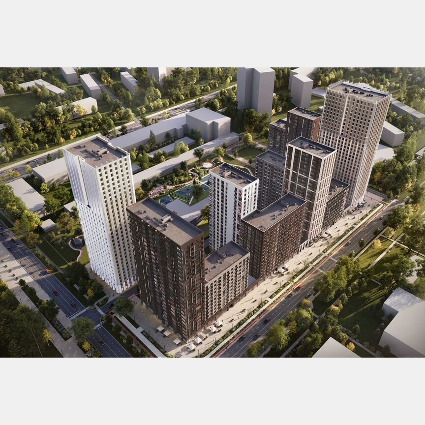 2-к. квартира, 67 м², 22/23 эт.